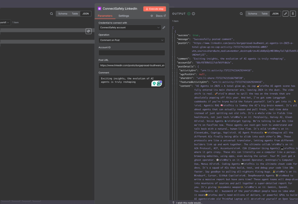 Comment workflow