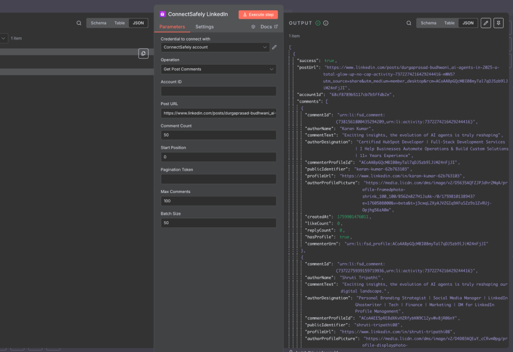 Comments workflow