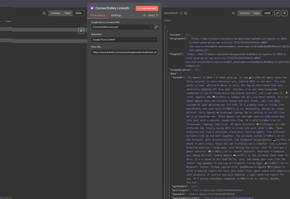 Scrape workflow